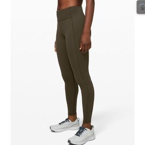 Lululemon speed up tight (dark army green)